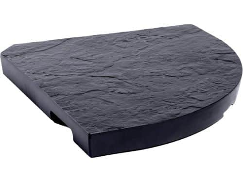 Verzwaringsplaat voor Parasolvoet - 18 kg Beton - Antraciet