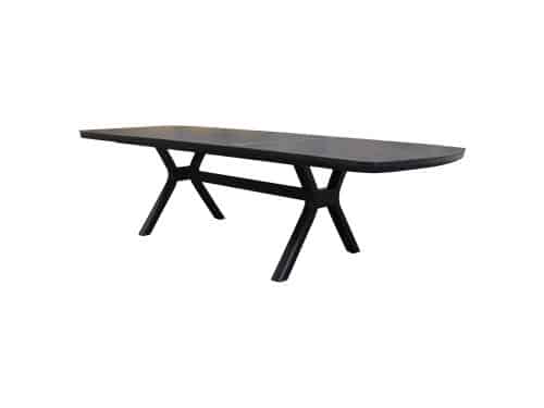 Vespera uitschuifbare dining tuintafel 190-270x110xH74 cm antraciet