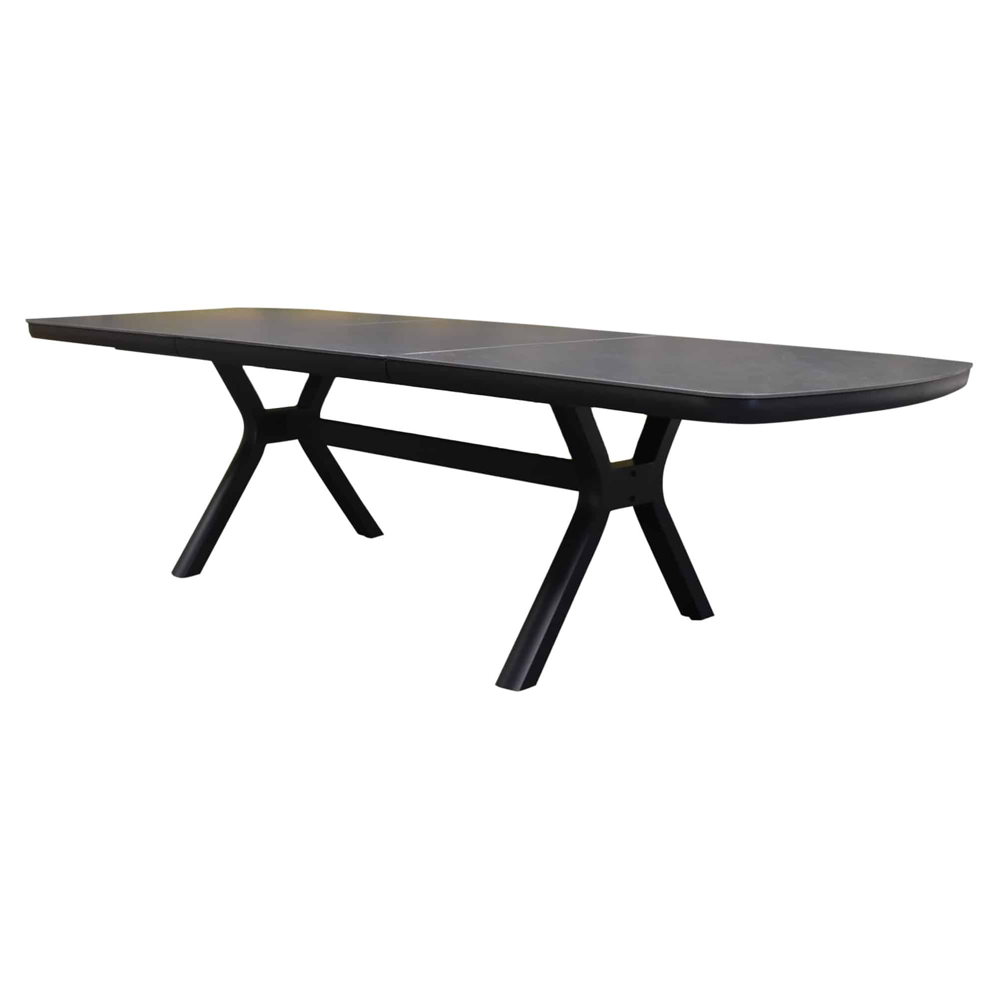 vespera uitschuifbare dining tuintafel 190 270x110xh74 cm antraciet