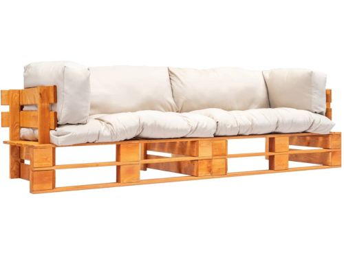 vidaXL - 2-delige - Bankenset - pallet - met