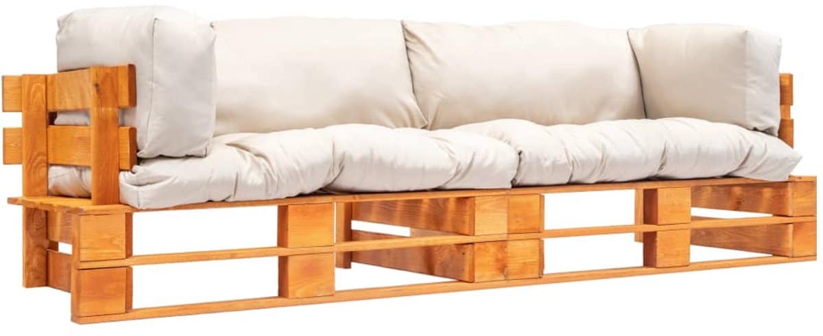 vidaxl 2 delige bankenset pallet met