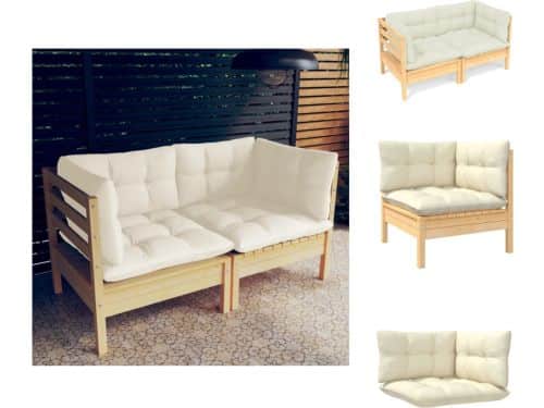 vidaXL 2-zitsbank - 2-zitsbanken - Tweezitsbank - Tweezitsbanken - Tuinbank