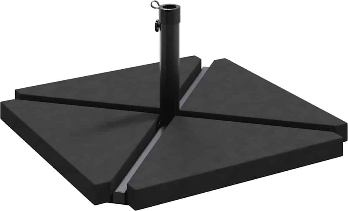 vidaxl 5 delige set parasolvoeten voor