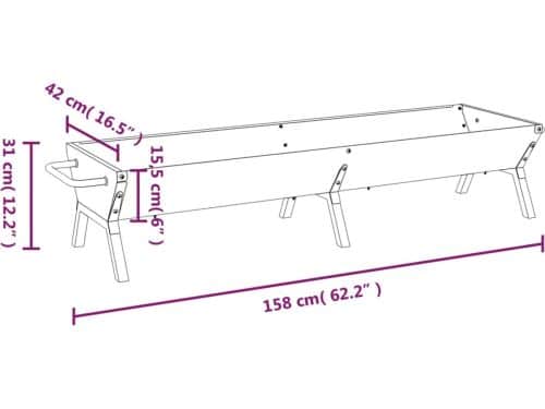 vidaXL - Barbecue - grill- - en - bakset