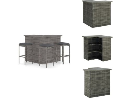 vidaXL Barset - Barsets - Tuinbarset - Tuinbarsets - 4-delige