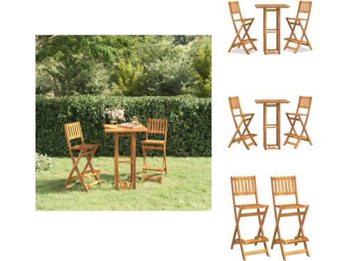 vidaXL Barset - Barsets - Tuinset - Tuinmeubelset - 3-delige