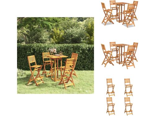 vidaXL Barset - Barsets - Tuinset - Tuinmeubelset - 5-delige