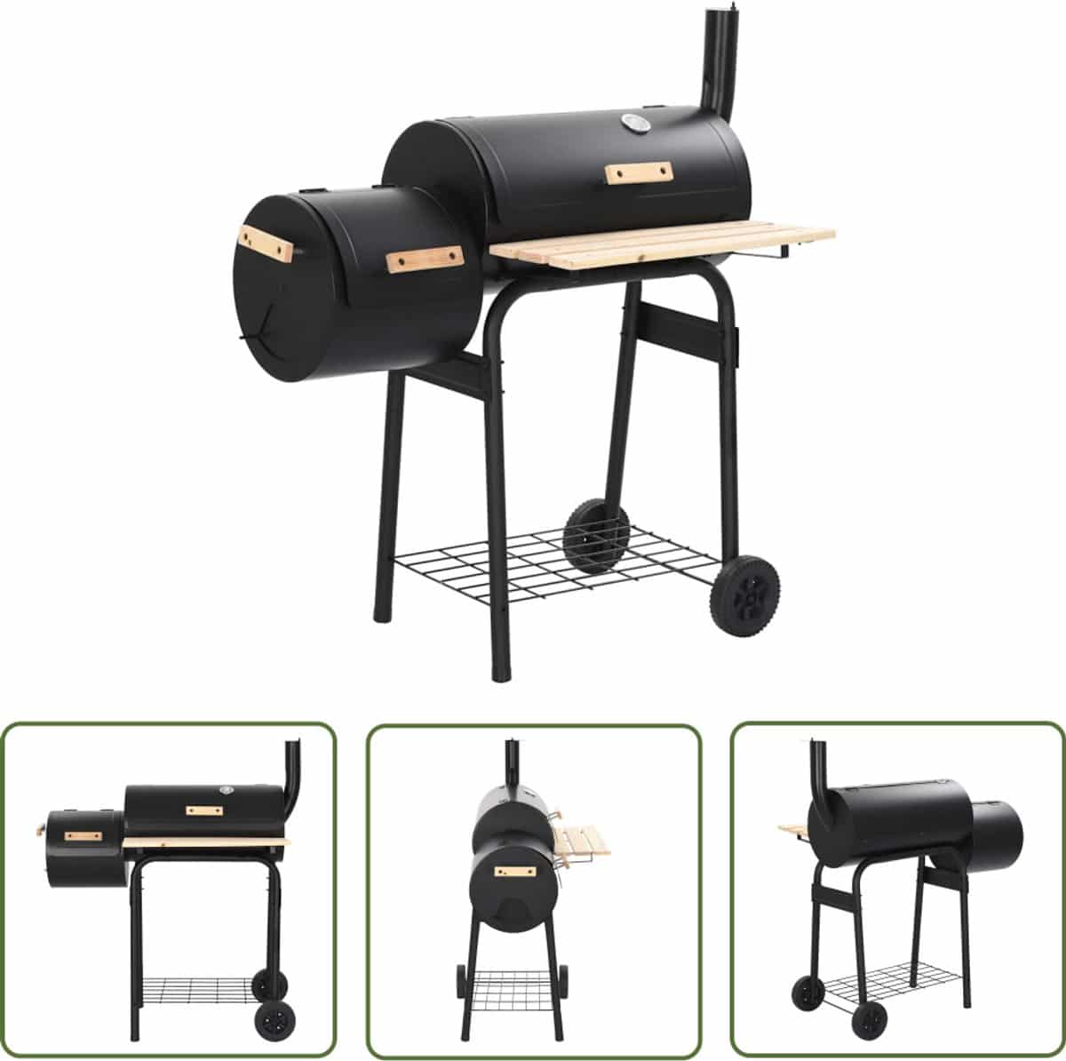 vidaxl bbq rookbarbecue rookbarbecue houtskool houtskoolbarbecue