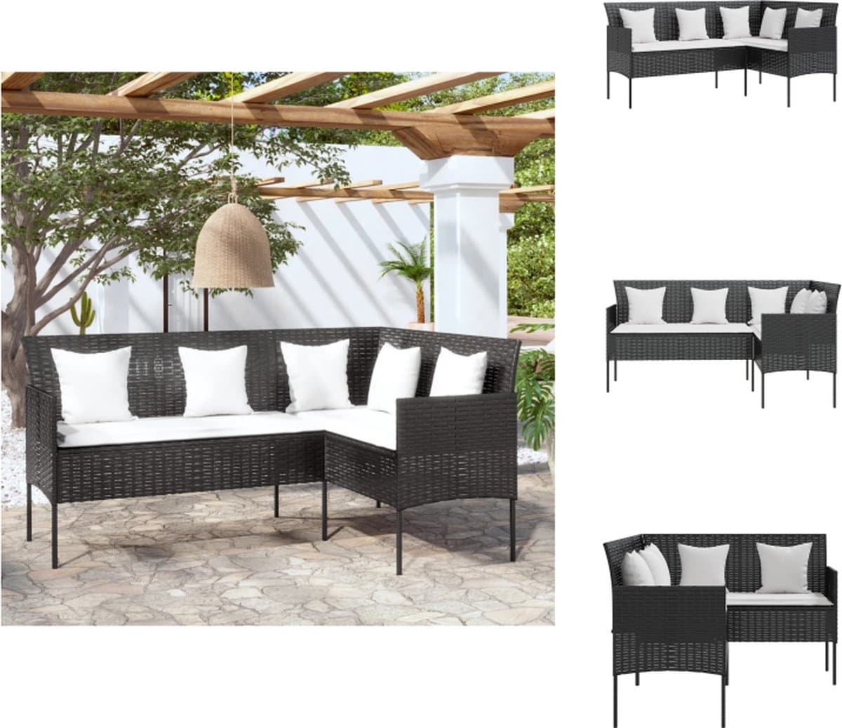 vidaxl loungebank loungebanken buitenbank tuinbank loungebank