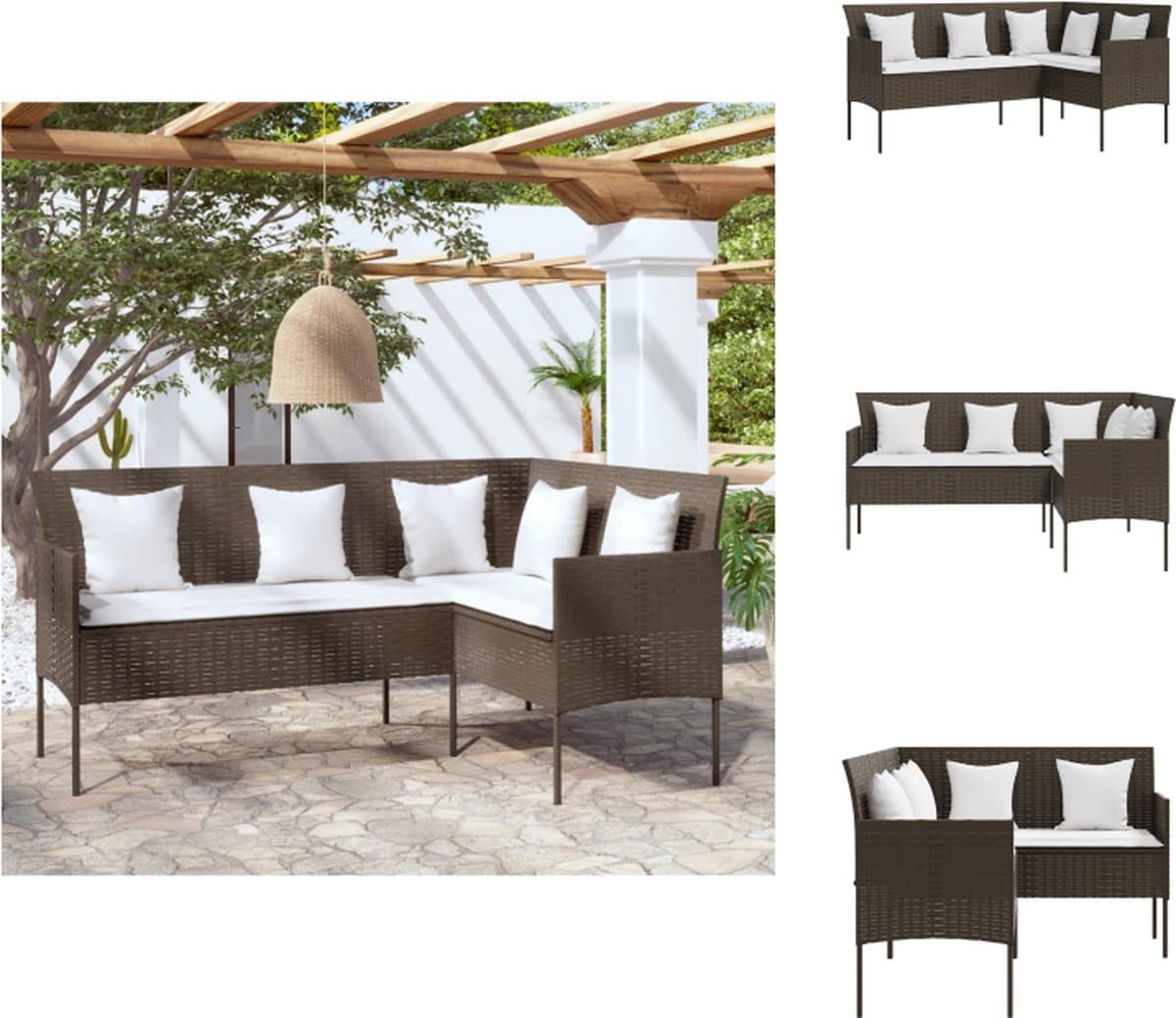 vidaxl loungebank loungebanken buitenbank tuinbank loungebank