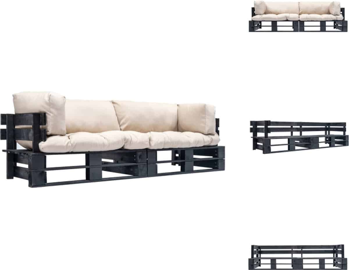 vidaxl pallet bankenset pallet hout 220 x