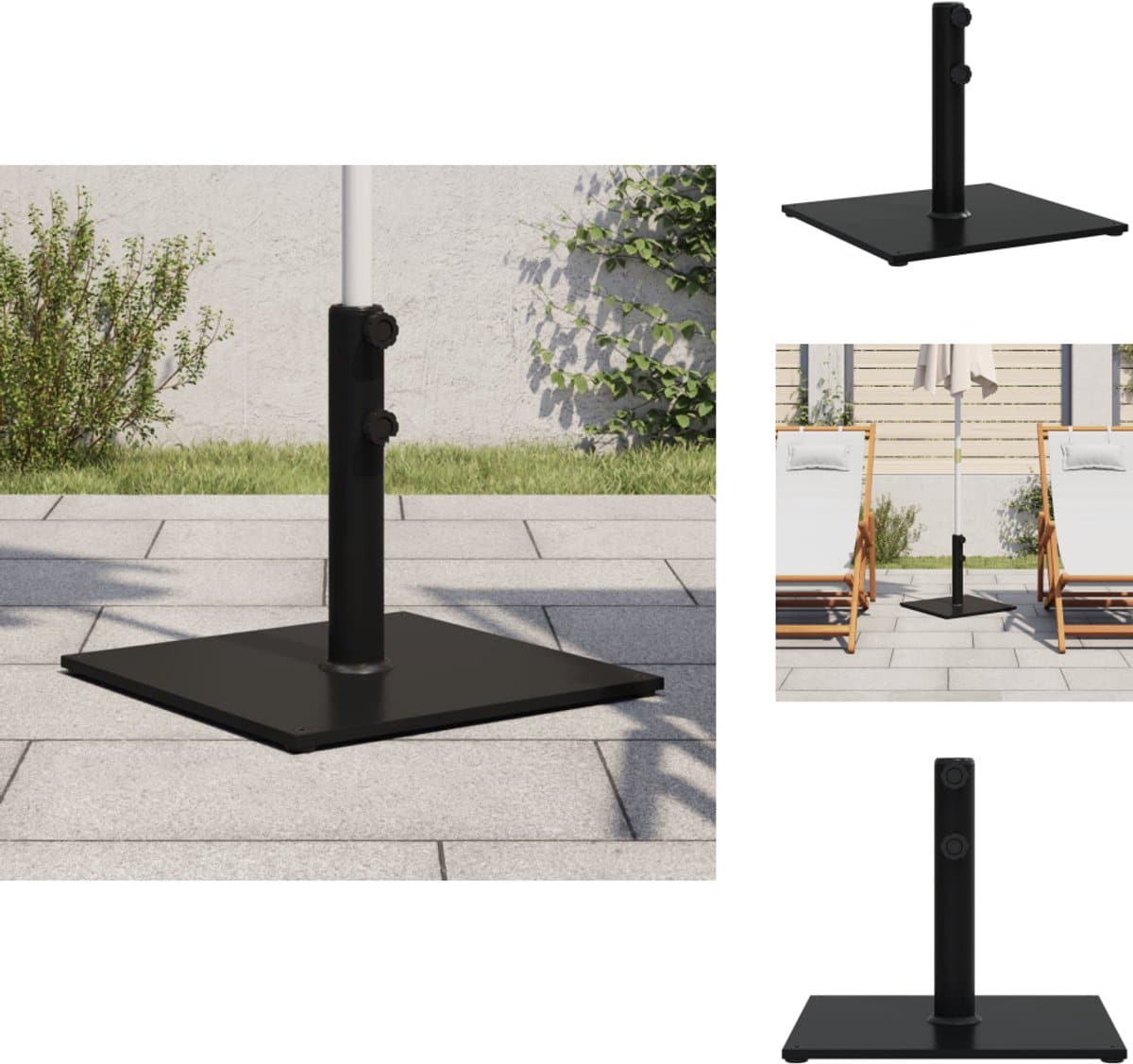 vidaxl parasolvoet parasolvoeten parasol voet voet parasol