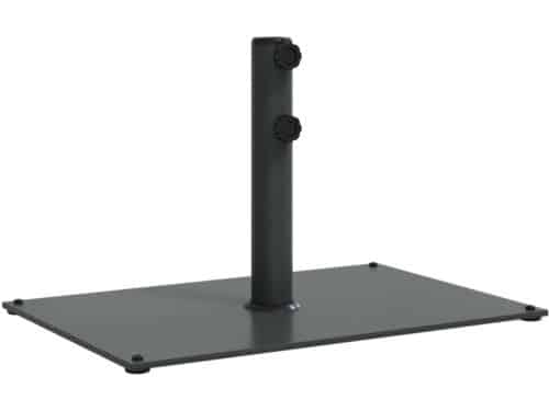 vidaXL Parasolvoet voor stokken van Ø32/38/48 mm 15 kg rechthoekig