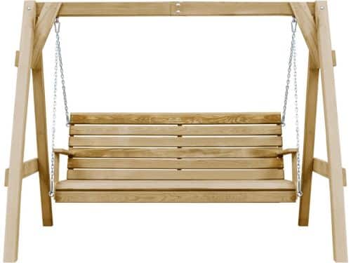 vidaXL Schommelbank - Grenenhout - 205x150x157 cm Schommelbank - Tuinset