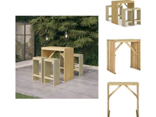 vidaXL Tuinbarset - Tuinbarsets - Barset - Terras Barset