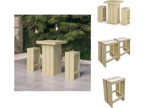 vidaXL Tuinbarset - Tuinbarsets - Barset - Terras Barset