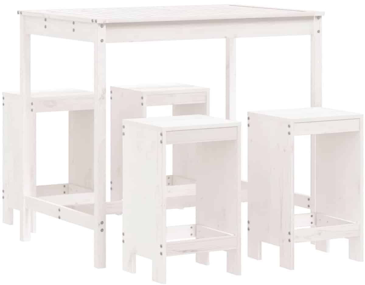 vidaxl tuinbarset tuinbarsets tuinset eethoek 5 delige