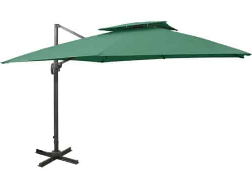 vidaXL Tuinset - Zweefparasol - Zweefparasol met dubbel dak 300x300