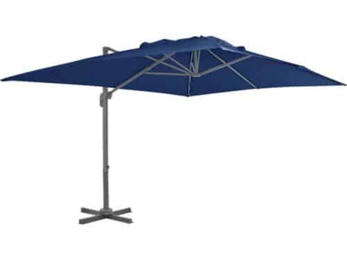 vidaXL - Zweefparasol - met - aluminium - paal