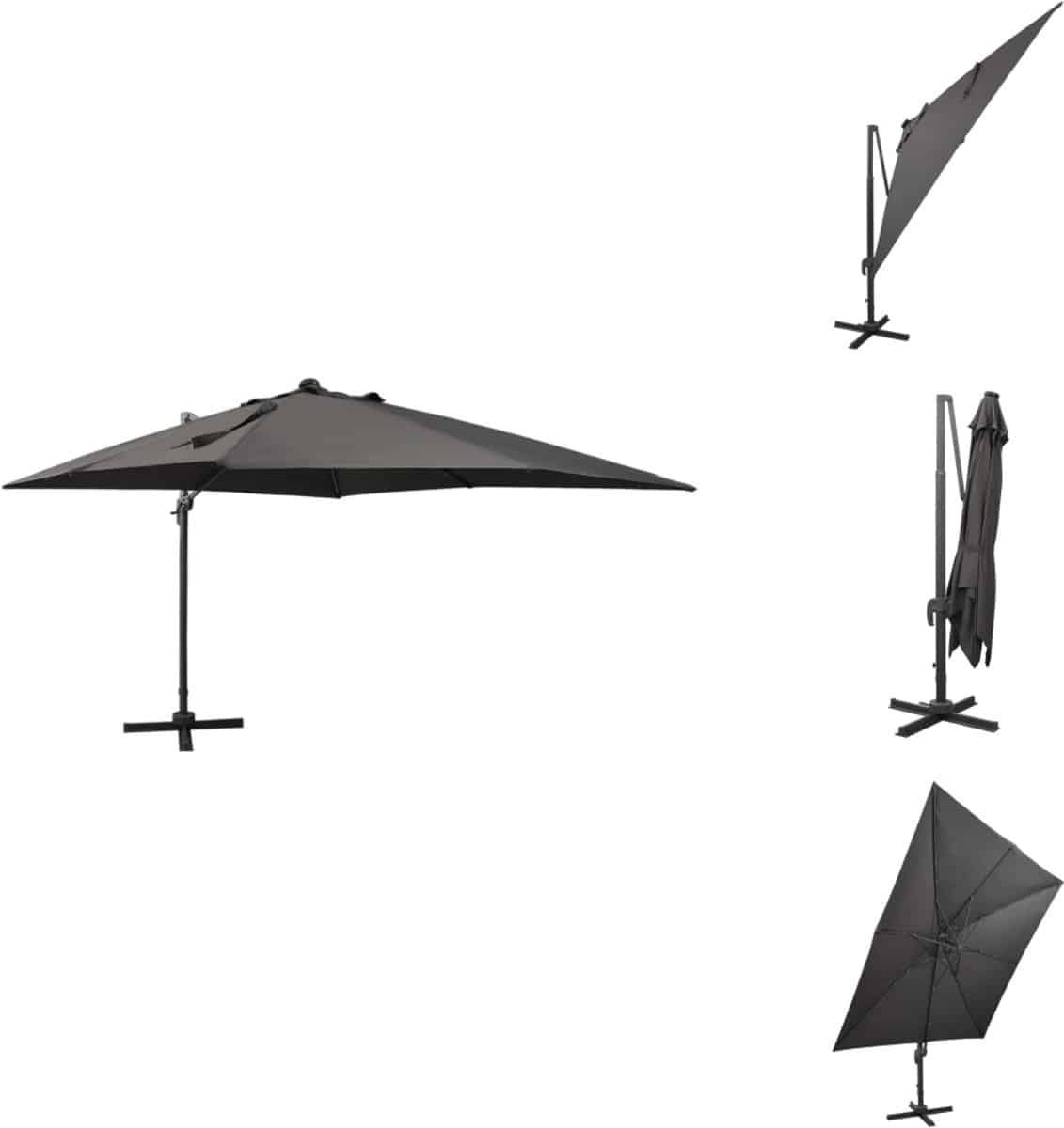 vidaxl zweefparasol zweefparasols parasol tuinparasol zweefparasol