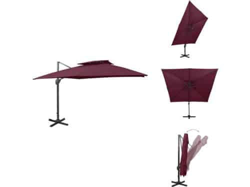 vidaXL Zweefparasol - Zweefparasols - Parasol - Tuinparasol - Zweefparasol