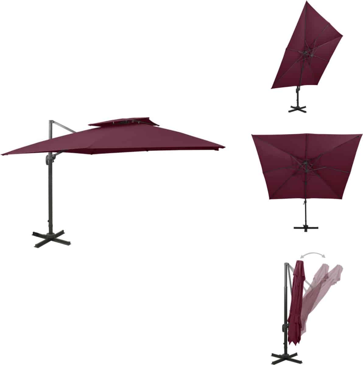 vidaxl zweefparasol zweefparasols parasol tuinparasol zweefparasol