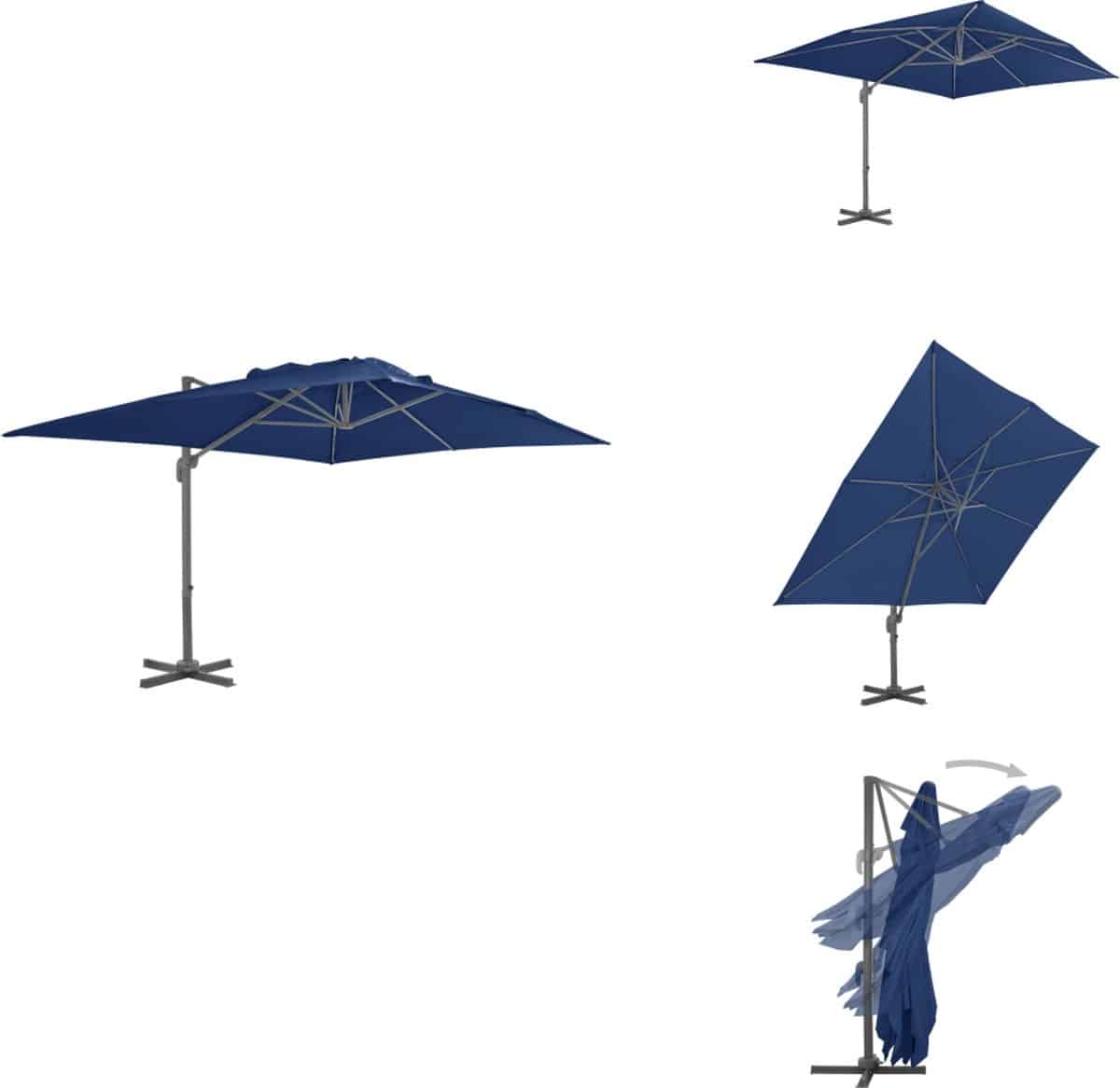 vidaxl zweefparasol zweefparasols parasol tuinparasol zweefparasol
