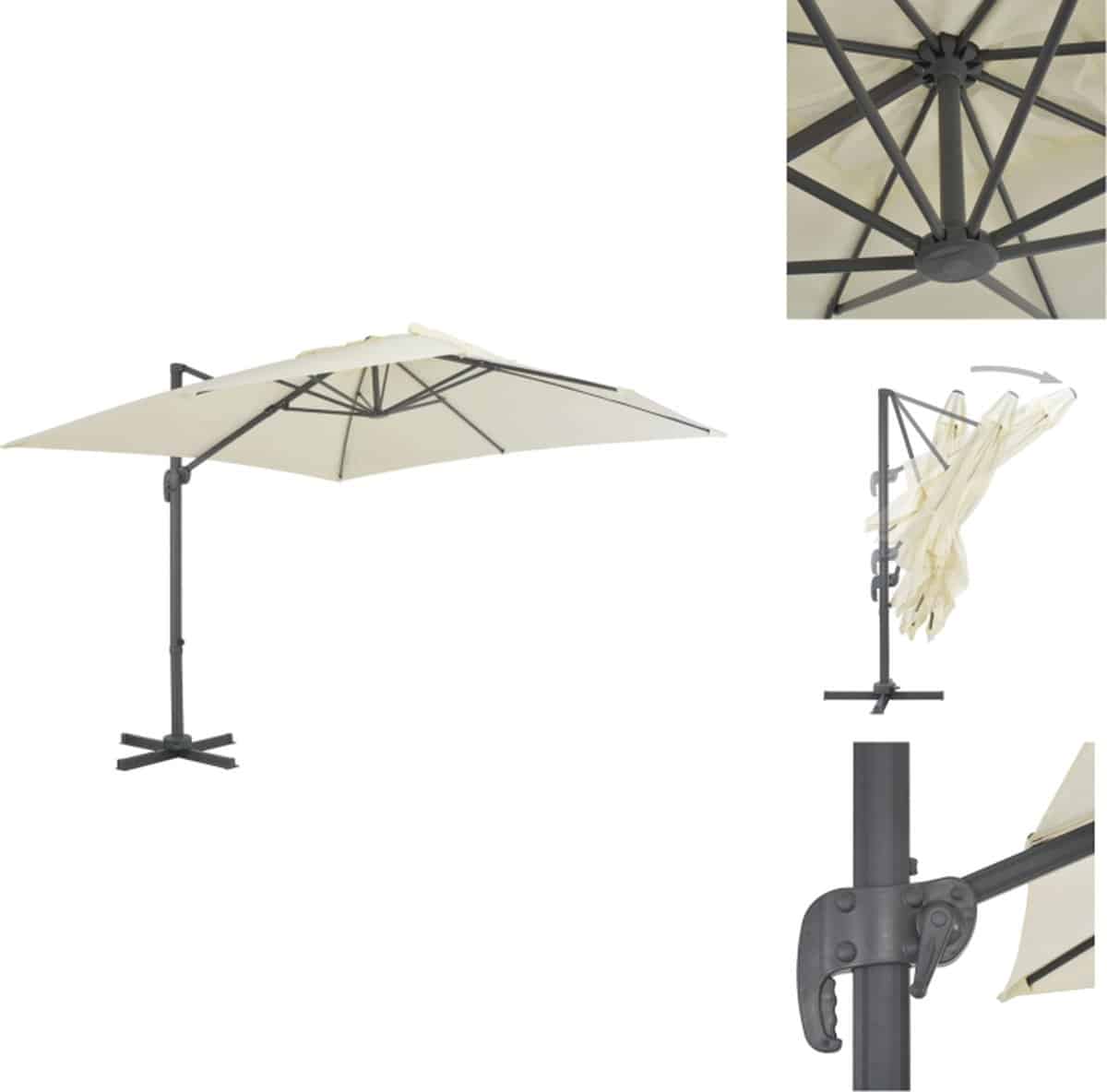 vidaxl zweefparasol zweefparasols parasol tuinparasol zweefparasol