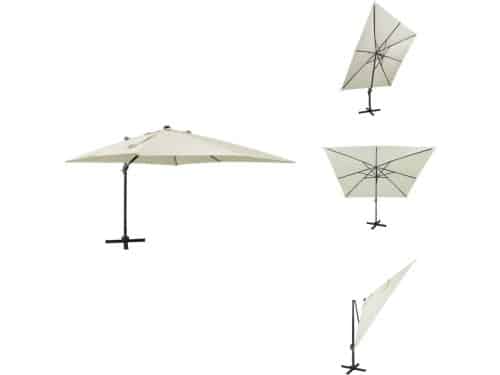 vidaXL Zweefparasol - Zweefparasols - Parasol - Tuinparasol - Zweefparasol