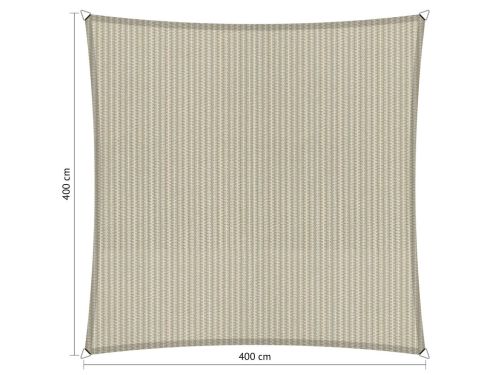 Vierkant schaduwdoek 4,00x4,00 m Sahara Sand Shadow Comfort - Shadow comfort