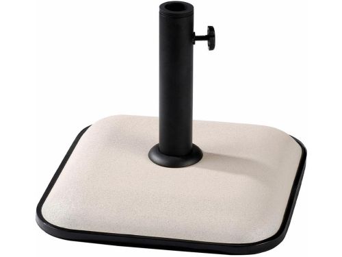 Vierkante Parasolvoet Cement Wit 11kg voor Tuin en Terras