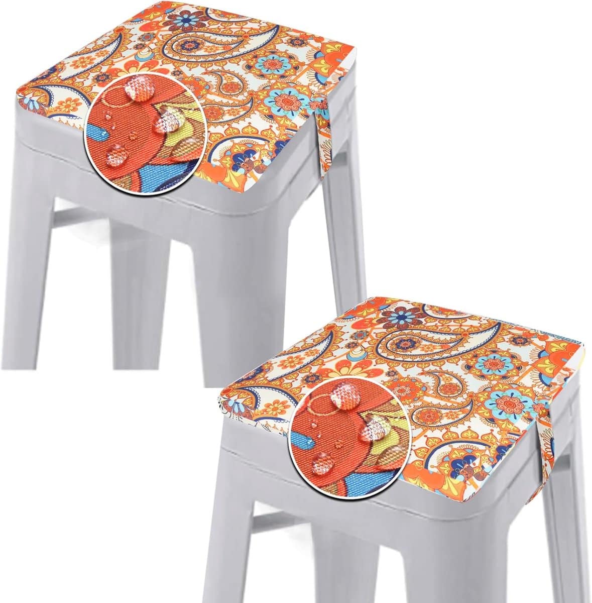 vierkante zitkussens barkruk kussens buiten zitten waterdicht