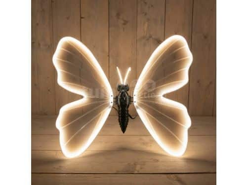 Vlinder led 80cm warm wit
