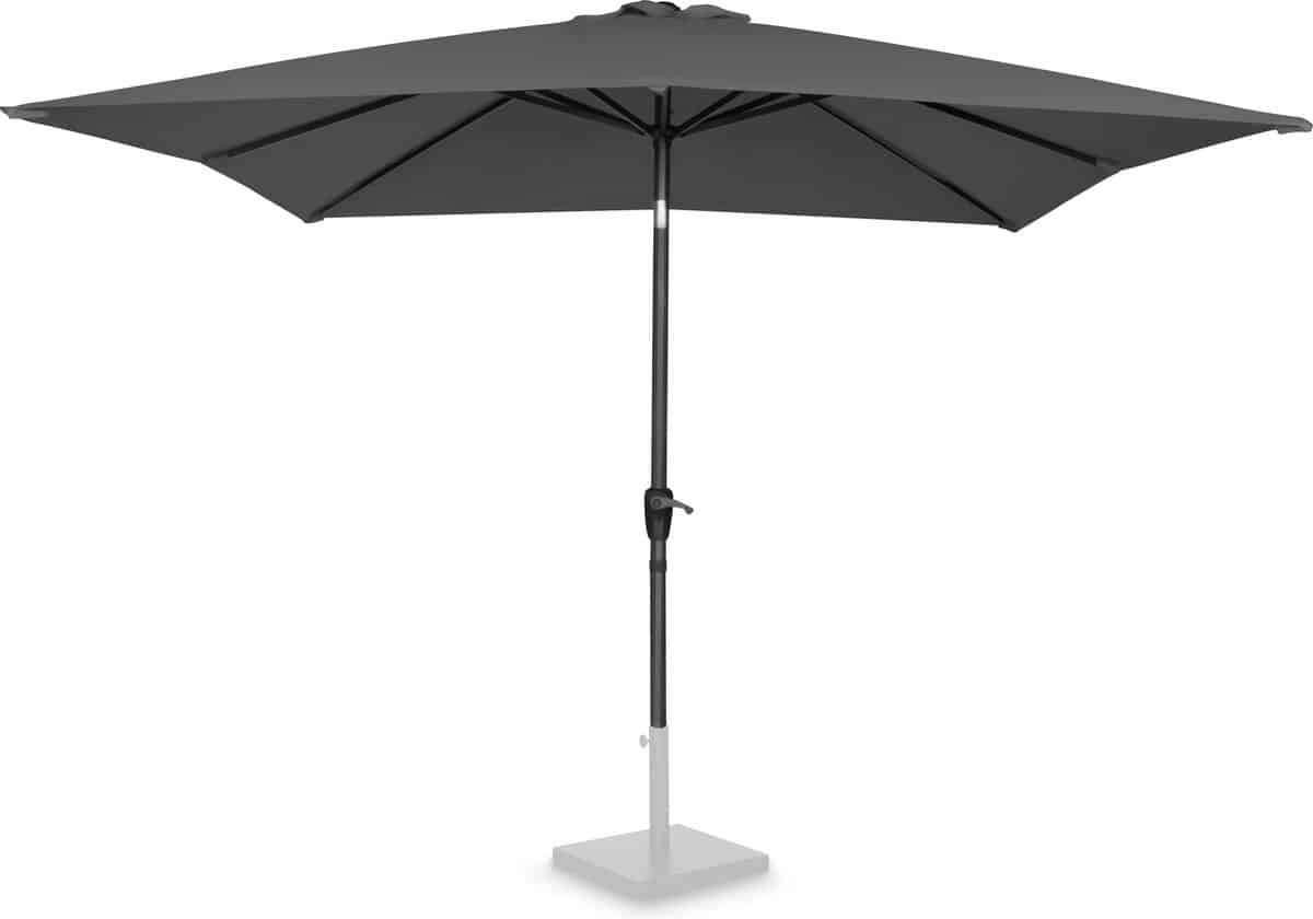 vonroc premium stokparasol rosolina 280x280cm incl. beschermhoes vierkante