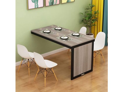 Vouwbare Eettafel - Wandtafel Bartafel - Ruimte Besparen - Opklapbaar