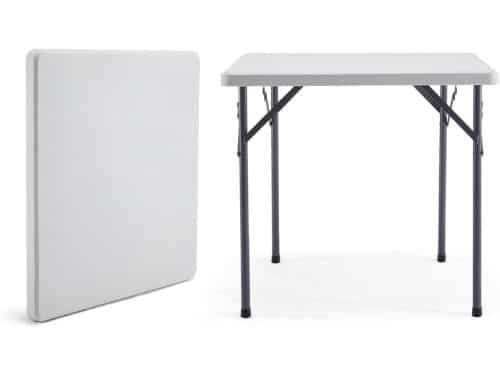 Vouwbare Vierkante Tafel - Compacte Klaptafel - Buiten Dineren