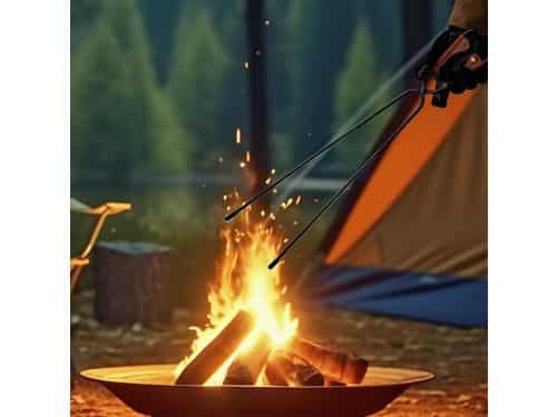 Vuurtang Houttang - Brandhout Tang - Kampvuur Haard - Verstelbaar