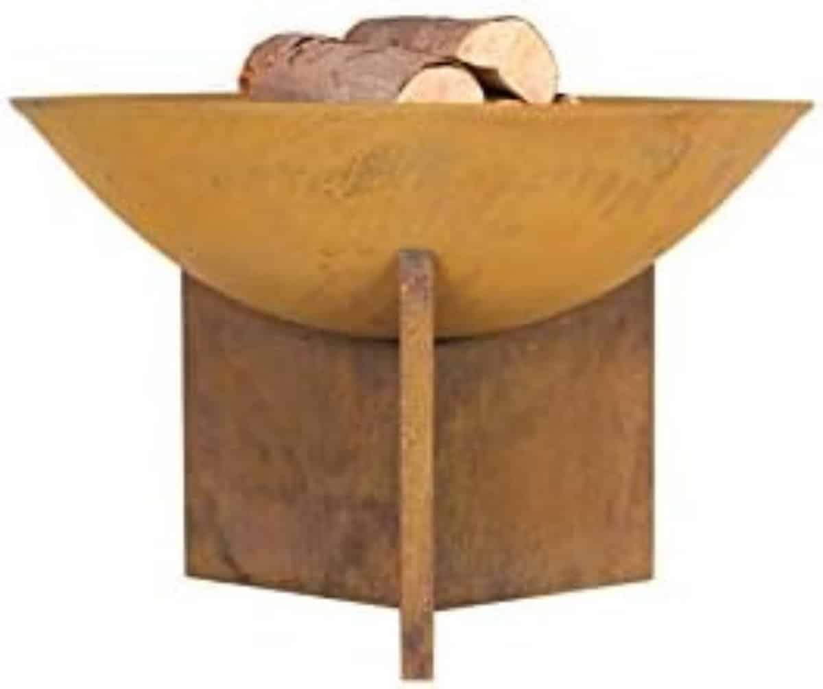 vuurton tuinoven Ø 56 cm/natuurlijk verroest