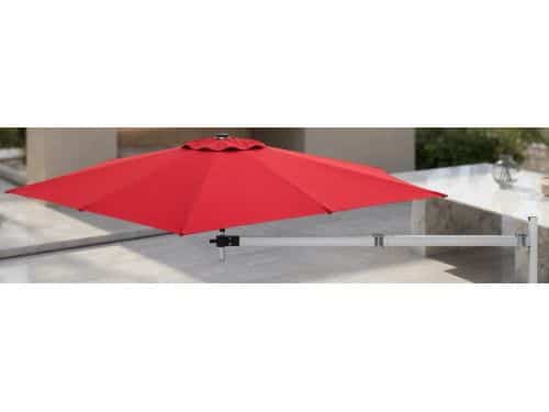 Wandparasol Balkon Ø 250 cm - 350° Draaibare & 30°