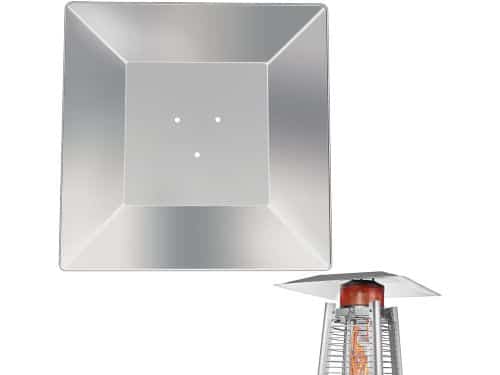 Warmtedeflector - Terrasverwarmer Schild - Buiten Verwarming - Energiebesparend