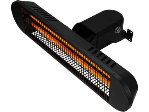Warmtestraler voor muur, terras, balkon en tuin - 2000W met