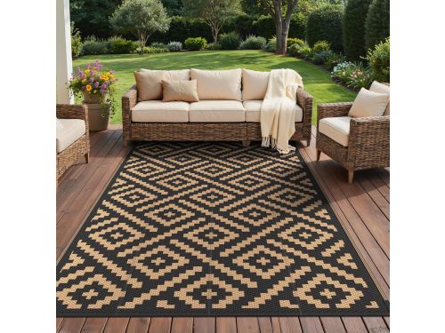 Waterdicht Omkeerbaar Buitenkleed voor Camper, Balkon en Terras 180x275 cm