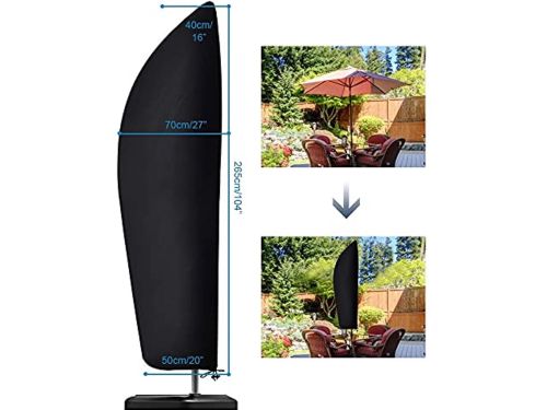 Waterdichte en UV-bestendige Parasolhoes voor Cantilever Parasol - Extra Groot