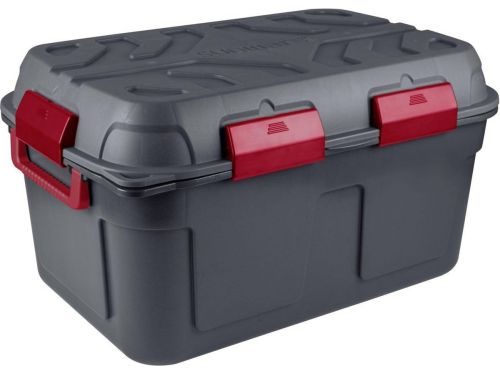 Waterdichte Opbergbox 130L Antraciet Rood - Voor Buiten en Binnen