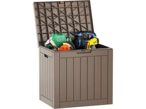 Waterdichte opbergdoos voor buiten, 31 gallon dekbox voor kussens en