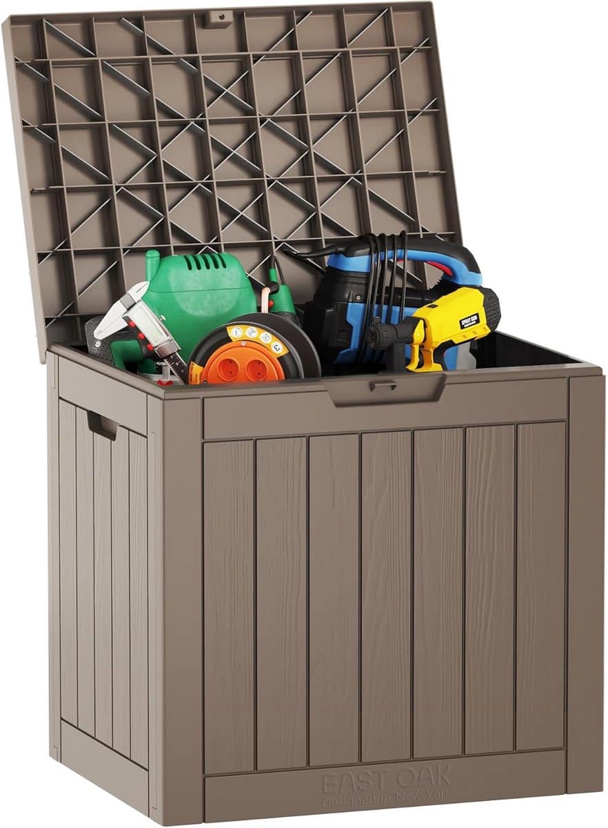 waterdichte opbergdoos voor buiten, 31 gallon dekbox voor kussens en