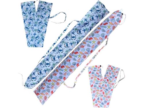 Waterdichte Parasolhoes met Handvat en Schouderriem voor Strandparasols (Blauw)