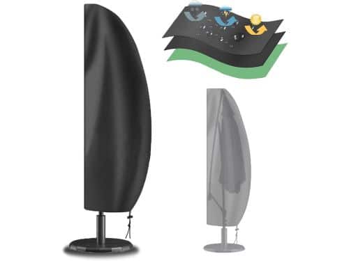 Waterdichte Parasolhoes voor Grote Vrijdragende Parasols - 280 x 81/30/45