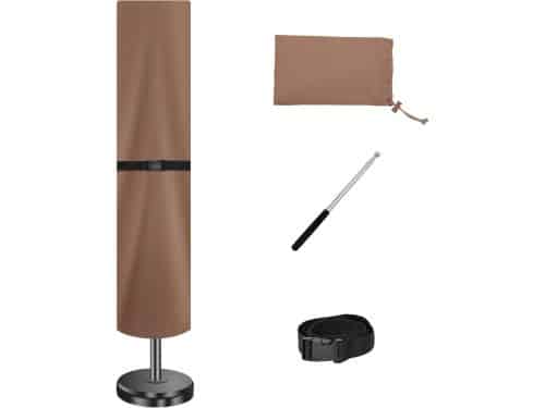 Waterdichte Rechthoekige Parasolhoes 420D - Beschermhoes voor Grote Markt