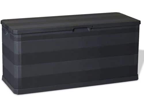 Waterdichte Terras Opbergbox voor Kussens en Tuinspullen - Zwart